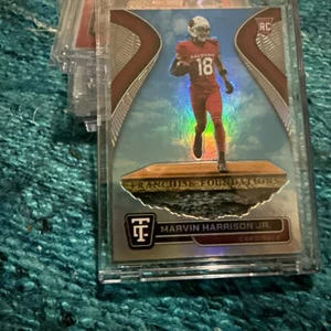 2024 Marvin Harrison Jr (RC) Platinum Blue /99 Franchise Foundations #17 - Bild 1 von 2