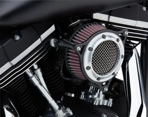 Kit de admisión de aire Cobra RPT negro con anillo cromado (606-0104-05CB) - Imagen 1 de 1