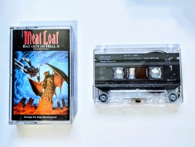 *IMPORT Meat Loaf Bat Out Of Hell 2 II Back Into Hell Cassette *HOLLAND *EUROPE  - Image 1 of 4