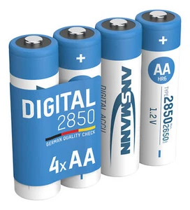 4x ANSMANN Digital NiMH Akku Mignon AA Typ 2850 (min. 2650mAh) HR6 5035092 - Bild 1 von 12
