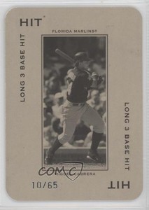 2005 Donruss Throwback Threads Polo Grounds Hit Long 3 Base /65 Miguel Cabrera