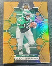 RANDALL CUNNINGHAM 2023 MOSAIC HONEYCOMB PRIZM SSP CARD #199 CASE HIT!