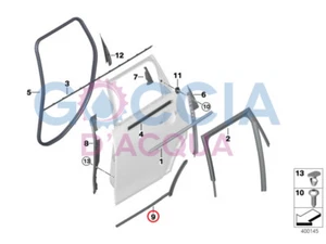 Guarnizione Primo Giunto Originale MINI F55 Cooper S/D/SD One/D Porta Posteriore Sinistra N/S - Foto 1 di 4
