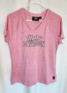 Harley-Davidson V-Neck T-Shirt Women's Size XL- NEW -J3 - Picture 1 of 4