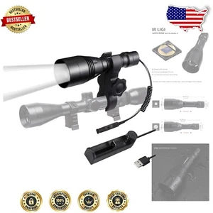 Zoomable 850nm Infrared Flashlight for Night Vision – Ultimate Hunting Light - Picture 1 of 7