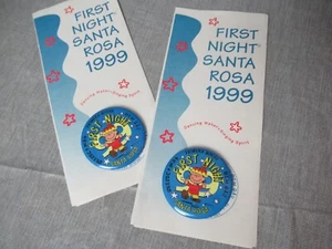 2 Botones Pin Primera Noche Santa Rosa 1999 - Lucy of Peanuts - 4to Anual - 200 - Imagen 1 de 7