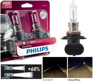 Philips VIsion Plus 60% 9005 65W Dos bombillas Luz de carretera alta Ajuste de reemplazo - Imagen 1 de 12