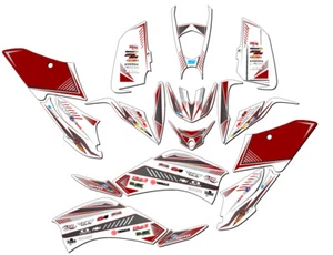 Kit de Gráficos All Years RAPTOR 125 SURGE Red Senge Compatible con Yamaha - Imagen 1 de 7