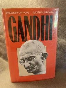Gandhi Prisoner Of Hope Judith M Brown 1989 Yale Univ Press Library Discard HCDJ - Picture 1 of 20