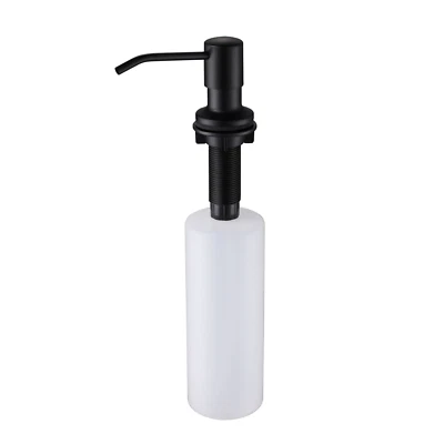 360° Sink Soap Dispenser Stainless Steel Kitchen Sink Liquid Pump Bottle 17OZ - Image 1 of 4