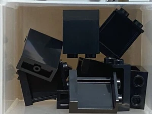 LEGO Parts - Black Panel 1 x 2 x 2 - No 87552 - QTY 10 - Picture 1 of 1