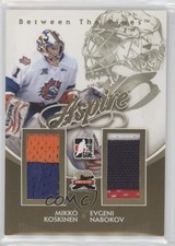 2011-12 ITG Between the Pipes Gold /10 Mikko Koskinen Evgeni Nabokov Rookie RC