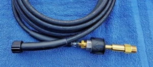 KARCHER QUICK RELEASE COUPLE NEW TYPE CONVERSION RUBBER 10METER HOSE 1 WIRE - Picture 1 of 10
