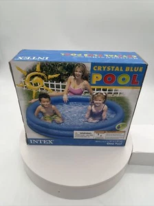 INTEX Crystal Blue Kinder Outdoor Aufblasbarer 58" Pool | 58426EP - Bild 1 von 4