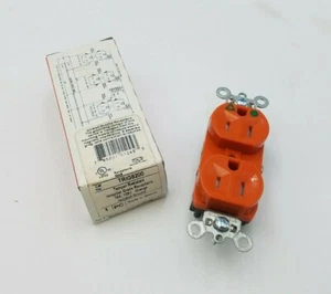 Pass Seymour TRIG8200 manipulationssichere Buchse Krankenhausqualität 15A 125V orange - Bild 1 von 11