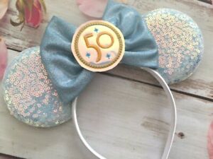 Minnie Mouse ears headband- 50th Anniversary Celebration-Disneyland-Disney World