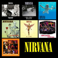 NIRVANA album discography magnet (4.5" x 3.5")