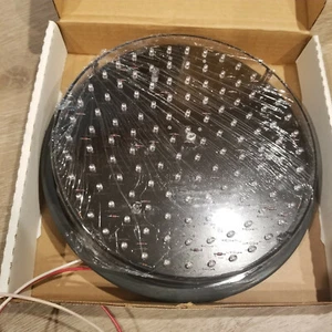 American signal corp Red LED 12in traffic signal light 120V made in USA - Picture 1 of 6