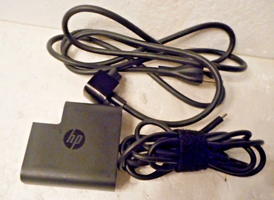 Genuine HP 925740-004 - 65W USB-C AC Adapter Charger for Elitebook x360 1030 G2 - Image 1 of 3