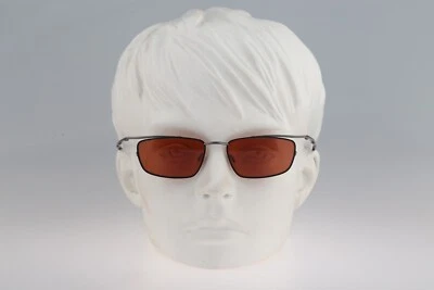 Robert Rudger 2190 010 P8, Gafas de sol rectangulares vintage años 90 negras y plateadas nuevas de stock Foto 1 de 4