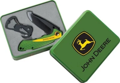 Estuche Navaja de Bolsillo John Deere TecX Juego de Lata Regalo Foto 1 de 2