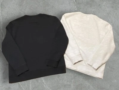 Banana Republic Mens Crew Pullovers Lot of 2 Heather Gray / Charcoal Both Large - Image 1 of 4