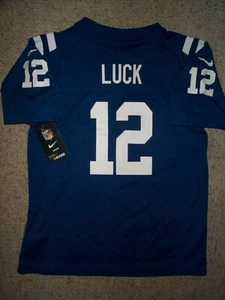 ($70) NIKE Indianapolis Colts ANDREW LUCK nfl Jersey YOUTH KIDS BOYS (L-LARGE) - Picture 1 of 3