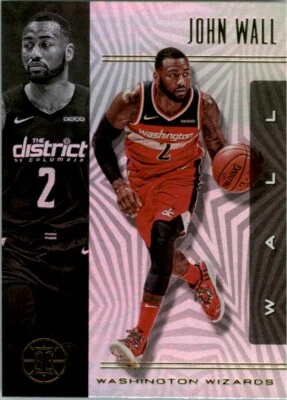 2019-20 Panini Illusions John Wall #85 Washington Wizards Kentucky Wildcats - Image 1 of 2