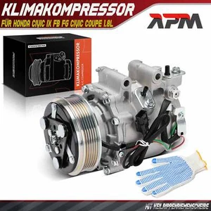 Compresor De Aire Acondicionado TRSE09 Para Honda Civic IX Civic Coupe 1.8 - Imagen 1 de 8