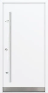 Haustür FM Türen ALU-Tür RAL9016 Model AC07 Flügelstärke 68mm mit Griffset! - Bild 1 von 15