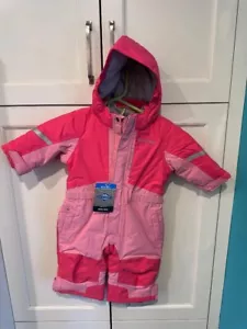 Tuta da neve Columbia bambina nuova da 6 a 12 mesi impermeabile Omni-Tech Buga tuta - Foto 1 di 4