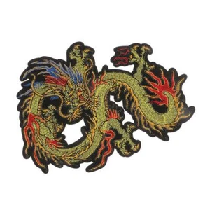 DIY bestickter Drachen Patch auf Abzeichen, Stoff, Applikationen, - Bild 1 von 8