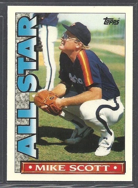 1990 Topps Baseball - TV All-Stars - #42 - Mike Scott - Houston Astros - Image 1 of 1