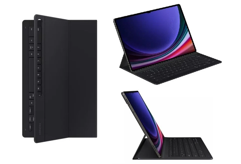 Samsung Slim Book Cover Keyboard for Tab S9 Ultra/ S9Ultra 5G, UK English, Black - Image 1 of 3