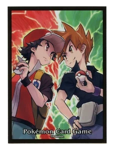 Red vs Green Individual Card Sleeve Pokemon Center Japan Original - Picture 1 of 2