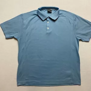 Polo Nike vintage uomo L blu manica corta leggera golf Y2K - Foto 1 di 11
