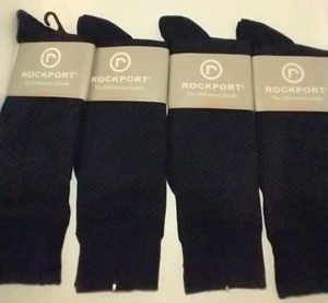 4 Herren Rock Port Crew Socken Farbe blau Größe 10-13 Farbe marineblau - Bild 1 von 3