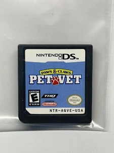 Paws & Claws Pet Vet DS (Nintendo DS, 2007) Cartridge Only 0626 - Picture 1 of 1
