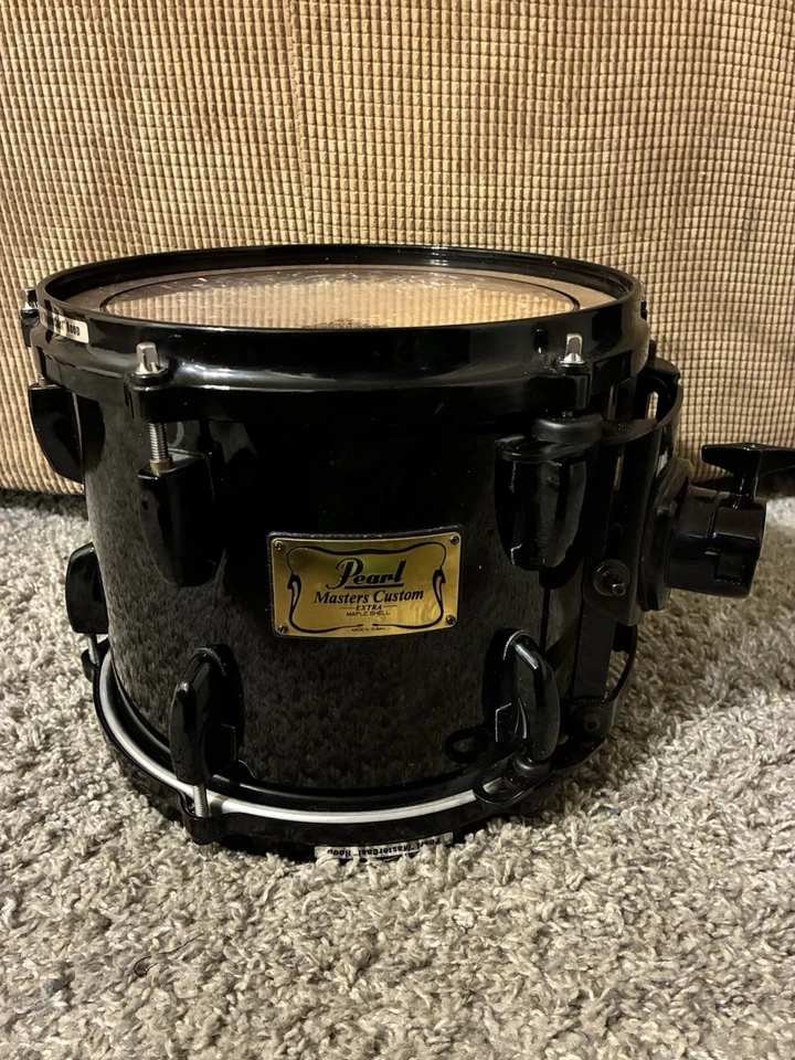 Pearl Masters Custom Extra Maple Black 10x8 - Imagem 1 de 4
