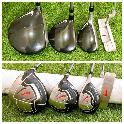 NIKE Club Set 1W 3W 5W 4H 5-9i Pw 54 58 PT 12pc RH Graphite & Steel Stiff & UNI - Image 1 of 4
