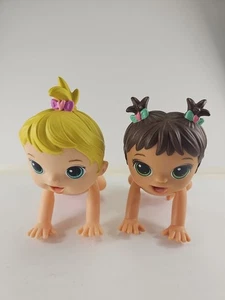 Baby Alive Lil Snacks Lote de 2 Muñecas Cabello Rubio y Castaño Caucasion Juguetes Hispanos - Imagen 1 de 8