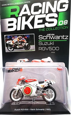 Kevin Schwantz SUZUKI RGV500 1993 #08  1:18 Scale Racing Bikes Collection - Image 1 of 4