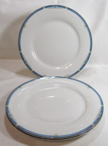 Royal Doulton England BLUE TREND drei (3) Porzellan Speiseteller GC - Bild 1 von 9