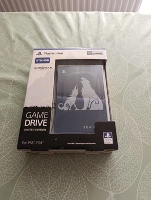 Seagate 2TB HDD God of War Ragnarök Limited Edition NEU PS4 PS5 Kratos Vikings - Bild 1 von 4