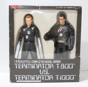 TERMINATOR 2 Tsukuda Hobby escala 1/6 T-800 vs T-1000 juego de 2 figuras de vinilo - Imagen 1 de 24
