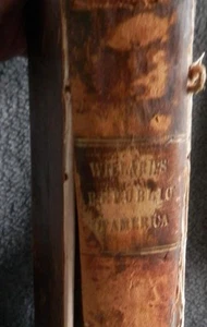 1835 HISTORY OF THE UNITED STATES or REPUBLIC OF AMERICA by EMMA WILLARD - Imagen 1 de 21