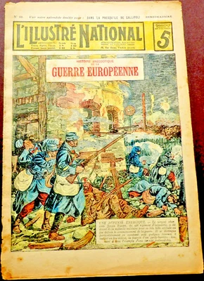 L'Illustre National -Guerre Europeenne Anecdotique, No.69, 1916 French Magazine. - Image 1 of 4