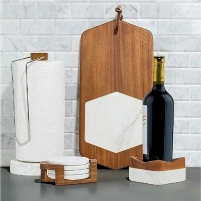 NIB - Nambe Chevron Cutting Board - Image 1 of 4