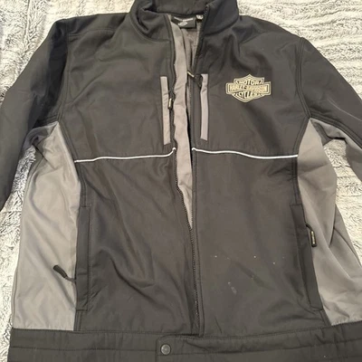Harley-Davidson® Men's Ridgeway Colorblocked Waterproof Jacket SIZE X-LARGE - Image 1 of 4