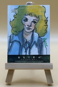 2016 Upper Deck Alien Anthology Sketch Card By Julian Lytle - Picture 1 of 2